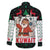 Kuwait Christmas Family Matching Off The Shoulder Long Sleeve Dress and Hawaiian Shirt with Santa Taking Selfie Kuwait Towers Reindeer and Snowflake - Wonder Print Shop