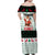 Kuwait Christmas Family Matching Off Shoulder Maxi Dress and Hawaiian Shirt with Santa Taking Selfie Kuwait Towers Reindeer and Snowflake - Wonder Print Shop