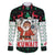 Kuwait Christmas Family Matching Puletasi and Hawaiian Shirt with Santa Taking Selfie Kuwait Towers Reindeer and Snowflake - Wonder Print Shop