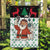 Kuwait Christmas Garden Flag with Santa Taking Selfie Kuwait Towers Reindeer and Snowflake - Wonder Print Shop