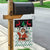 Kuwait Christmas Garden Flag with Santa Taking Selfie Kuwait Towers Reindeer and Snowflake - Wonder Print Shop