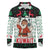 Kuwait Christmas Long Sleeve Polo Shirt with Santa Taking Selfie Kuwait Towers Reindeer and Snowflake - Wonder Print Shop