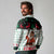 Kuwait Christmas Long Sleeve Polo Shirt with Santa Taking Selfie Kuwait Towers Reindeer and Snowflake - Wonder Print Shop