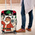 Kuwait Christmas Luggage Cover with Santa Taking Selfie Kuwait Towers Reindeer and Snowflake - Wonder Print Shop
