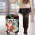 Kuwait Christmas Luggage Cover with Santa Taking Selfie Kuwait Towers Reindeer and Snowflake - Wonder Print Shop