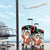 Kuwait Christmas Luggage Cover with Santa Taking Selfie Kuwait Towers Reindeer and Snowflake - Wonder Print Shop