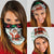 Kuwait Christmas Neck Gaiter with Santa Taking Selfie Kuwait Towers Reindeer and Snowflake - Wonder Print Shop