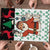 Kuwait Christmas Puzzle with Santa Taking Selfie Kuwait Towers Reindeer and Snowflake - Wonder Print Shop