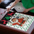 Kuwait Christmas Puzzle with Santa Taking Selfie Kuwait Towers Reindeer and Snowflake - Wonder Print Shop