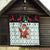 Kuwait Christmas Quilt with Santa Taking Selfie Kuwait Towers Reindeer and Snowflake - Wonder Print Shop