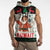Kuwait Christmas Sleeveless Hoodie with Santa Taking Selfie Kuwait Towers Reindeer and Snowflake - Wonder Print Shop
