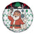 Kuwait Christmas Spare Tire Cover with Santa Taking Selfie Kuwait Towers Reindeer and Snowflake - Wonder Print Shop