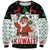 Kuwait Christmas Sweatshirt with Santa Taking Selfie Kuwait Towers Reindeer and Snowflake - Wonder Print Shop