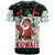 Kuwait Christmas T Shirt with Santa Taking Selfie Kuwait Towers Reindeer and Snowflake - Wonder Print Shop