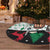 Kuwait Christmas Tree Skirt with Santa Taking Selfie Kuwait Towers Reindeer and Snowflake - Wonder Print Shop