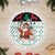 Kuwait Christmas Tree Skirt with Santa Taking Selfie Kuwait Towers Reindeer and Snowflake - Wonder Print Shop