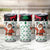 Kuwait Christmas Tumbler Cup with Santa Taking Selfie Kuwait Towers Reindeer and Snowflake - Wonder Print Shop