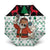 Kuwait Christmas Umbrella with Santa Taking Selfie Kuwait Towers Reindeer and Snowflake - Wonder Print Shop