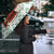 Kuwait Christmas Umbrella with Santa Taking Selfie Kuwait Towers Reindeer and Snowflake - Wonder Print Shop