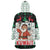 Kuwait Christmas Wearable Blanket Hoodie with Santa Taking Selfie Kuwait Towers Reindeer and Snowflake - Wonder Print Shop