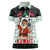 Kuwait Christmas Women Polo Shirt with Santa Taking Selfie Kuwait Towers Reindeer and Snowflake - Wonder Print Shop