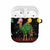 Kuwait Christmas AirPods Case with Camel in Festive Ornaments Snowflakes and Green Red - Wonder Print Shop