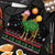 Kuwait Christmas Apron with Camel in Festive Ornaments Snowflakes and Green Red - Wonder Print Shop