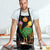 Kuwait Christmas Apron with Camel in Festive Ornaments Snowflakes and Green Red - Wonder Print Shop