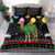 Kuwait Christmas Bedding Set with Camel in Festive Ornaments Snowflakes and Green Red - Wonder Print Shop