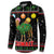 Kuwait Christmas Button Sweatshirt with Camel in Festive Ornaments Snowflakes and Green Red - Wonder Print Shop