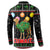 Kuwait Christmas Button Sweatshirt with Camel in Festive Ornaments Snowflakes and Green Red - Wonder Print Shop