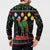 Kuwait Christmas Button Sweatshirt with Camel in Festive Ornaments Snowflakes and Green Red - Wonder Print Shop