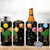 Kuwait Christmas 4 in 1 Can Cooler Tumbler with Camel in Festive Ornaments Snowflakes and Green Red - Wonder Print Shop