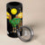 Kuwait Christmas 4 in 1 Can Cooler Tumbler with Camel in Festive Ornaments Snowflakes and Green Red - Wonder Print Shop