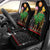 Kuwait Christmas Car Seat Cover with Camel in Festive Ornaments Snowflakes and Green Red - Wonder Print Shop