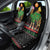 Kuwait Christmas Car Seat Cover with Camel in Festive Ornaments Snowflakes and Green Red - Wonder Print Shop
