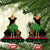 Kuwait Christmas Ceramic Ornament with Camel in Festive Ornaments Snowflakes and Green Red - Wonder Print Shop