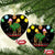 Kuwait Christmas Ceramic Ornament with Camel in Festive Ornaments Snowflakes and Green Red - Wonder Print Shop