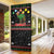 Kuwait Christmas Door Cover with Camel in Festive Ornaments Snowflakes and Green Red - Wonder Print Shop