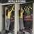 Kuwait Christmas Door Cover with Camel in Festive Ornaments Snowflakes and Green Red - Wonder Print Shop
