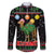 Kuwait Christmas Family Matching Tank Maxi Dress and Hawaiian Shirt with Camel in Festive Ornaments Snowflakes and Green Red - Wonder Print Shop