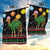 Kuwait Christmas Garden Flag with Camel in Festive Ornaments Snowflakes and Green Red - Wonder Print Shop