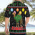 Kuwait Christmas Hawaiian Shirt with Camel in Festive Ornaments Snowflakes and Green Red - Wonder Print Shop