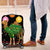 Kuwait Christmas Luggage Cover with Camel in Festive Ornaments Snowflakes and Green Red - Wonder Print Shop