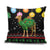 Kuwait Christmas Pillow Cover with Camel in Festive Ornaments Snowflakes and Green Red - Wonder Print Shop