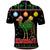 Kuwait Christmas Polo Shirt with Camel in Festive Ornaments Snowflakes and Green Red - Wonder Print Shop