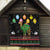 Kuwait Christmas Quilt with Camel in Festive Ornaments Snowflakes and Green Red - Wonder Print Shop