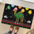 Kuwait Christmas Rubber Doormat with Camel in Festive Ornaments Snowflakes and Green Red - Wonder Print Shop