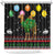 Kuwait Christmas Shower Curtain with Camel in Festive Ornaments Snowflakes and Green Red - Wonder Print Shop