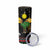 Kuwait Christmas Skinny Tumbler with Camel in Festive Ornaments Snowflakes and Green Red - Wonder Print Shop